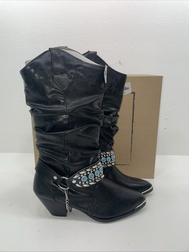 New Women’s Black Smoky Mountain Cowboy Boots. 6301 8 M. 17-103