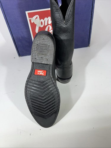 New Men’s Western Boots. Black Dominion Color Boot. 9.5 Size. 7-8