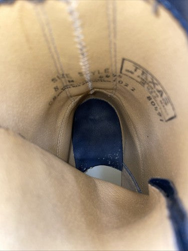 New Women’s Navy Texas Brand Cowboy Boots. 4445 8 M. 16-15