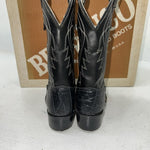 New Children’s Black Bronco Cowboy Boots. C1942 10.5 10 1/2 D. 24-61