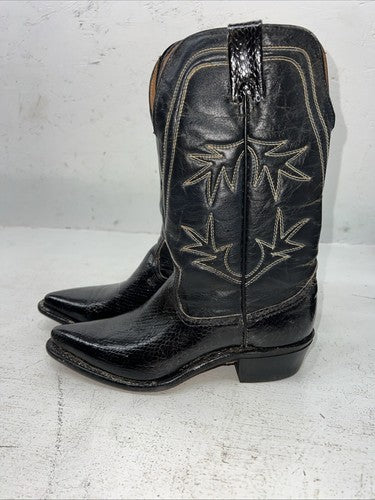 New Women’s Black Texas Brand Cowboy Boots. 72 6.5 6 1/2 C. 18-109