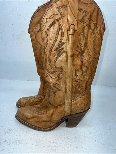 New Women’s Brown Capezio Cowboy Boots. L 534 6.5 6 1/2 M. 19-54
