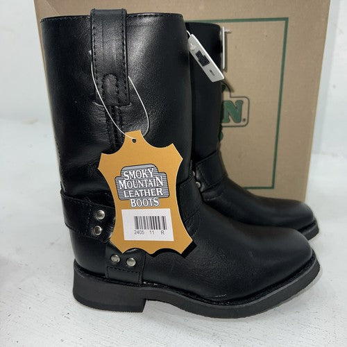 New Children’s Black Smoky Mountain Cowboy Boots. 2405 C 11 D. 24-70