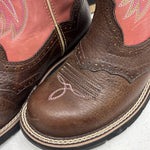 New Pink And Brown Ariat Boots Women’s Size 7B        18-2