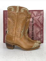 New Women’s Brown Texas Brand Cowboy Boots. L 192 8.5 8 1/2 M. 15-10