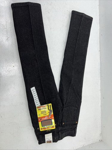 New Boys Black Wrangler Cowboy Cut Pro Rodeo Denim Jeans. 10 Regular C-12