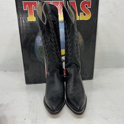 New Women’s Black Texas Brand Cowboy Boots. 4498 6 M. 20-81