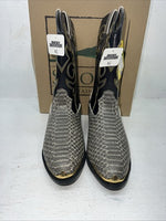 New women’s Black Snakeskin Cowboy Boots. 1042J 6.5 6 1/2. 19-62