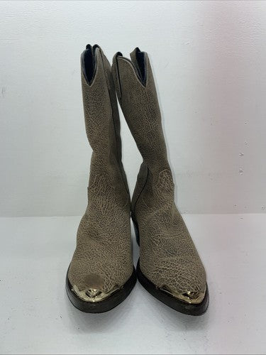 New Men’s Brown Texas Brand Cowboy Boots. 7649 11.5 11 1/2 E E. 9-42