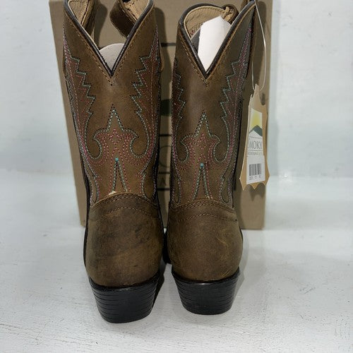 New Children’s Brown Smoky Mountain Cowboy Boots. 3531C 11 D. 24-66