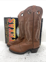 New Men’s Brown Texas Brand Cowboy Boots. 8901 11.5 11 1/2 D. 9-36