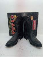 New Men’s Black Texas Brand Cowboy Boots. 5300 11 D. 8-12