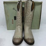 New Women’s Tan Texas Brand Cowboy Boots. L 104 6.5 6 1/2 M. 20-76