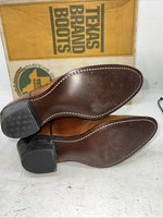 New Women’s Brown Texas Brand Cowboy Boots. L 144 7.5 7 1/2 M. 17-14