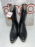 New Children’s Black Dingo Cowboy Boots With Fringe. 9.5 9 1/2 D. 24-37