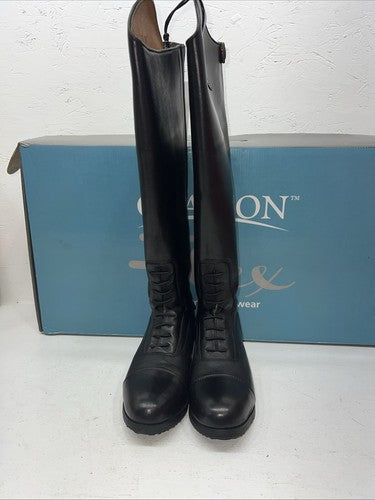 New Women’s Black Ovation English Riding Boots. 468543 9 W. 12-76