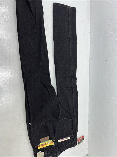 New Boys Black Wrangler Pro Rodeo Cowboy Cut Jeans. 9/32 C-15