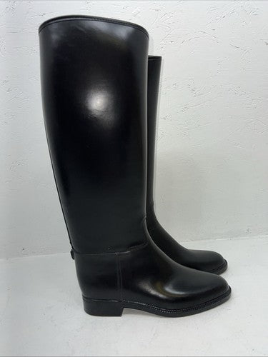 New Women’s Black Derby English Riding Boots. 38 7 W. 12-28
