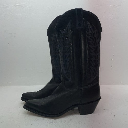 New Women’s Black Texas Brand Cowboy Boots. 4807 10 M. 17-123