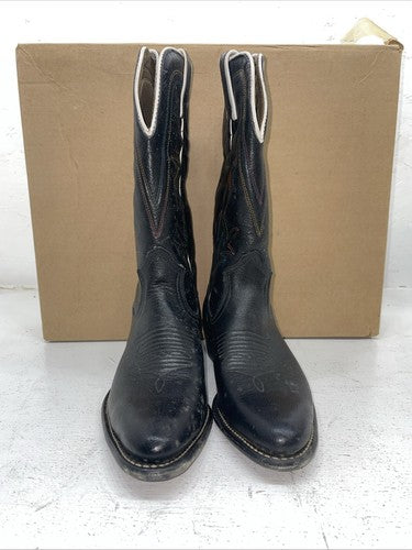 New Women’s Black Texas Imperial Cowboy Boots. 7 M. 18-133