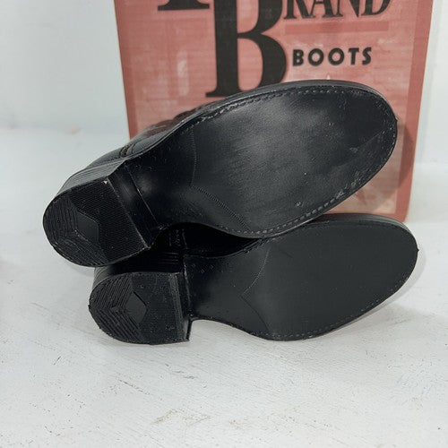 New Children’s Black Texas Brand Cowboy Boots. C105 11 D. 24-67