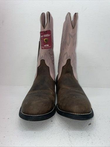 New Women’s Pink Ariat Cowboy Boots. 10001603 10 B. 15-121