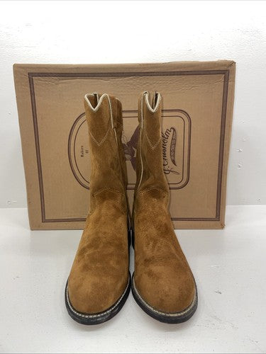 New Women’s Brown J Chisholm Cowboy Boots. L 114 8 M. 16-11