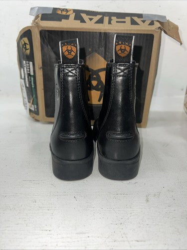 New Children’s Black Ariat Zip Up Boots. 50505 12. 24-120