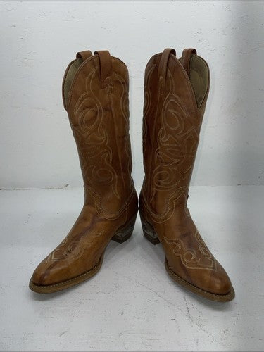 New Women’s Brown Texas Brand Cowboy Boots. L 244 7 M. 18-61