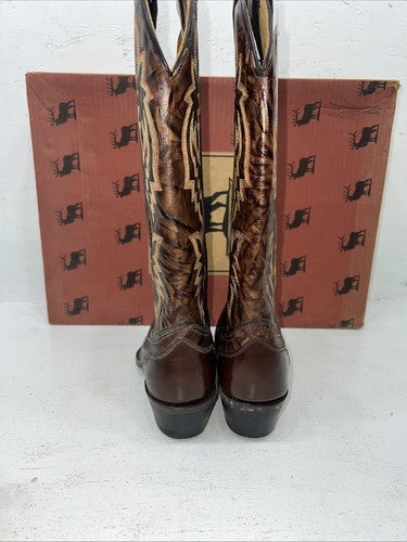 New Women’s Brown Imperial Cowboy Boots. M 84 6.5 6 1/2 D. 19-68