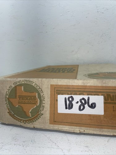 New Women’s Brown Texas Brand Cowboy Boots. L 244 7 M. 18-86