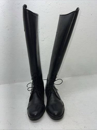 New Women’s Black Comfort Ride English Riding Boots. 23 4785 8.5 8 1/2 W. 12-30