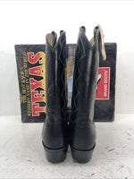 New Men’s Black Texas Brand Cowboy Boots. 5100 11 D. 9-15