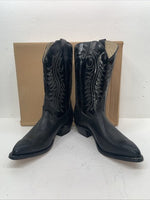 New Men’s Black Texas Brand Cowboy Boots. 509200 11.5 11 1/2 D. 9-44