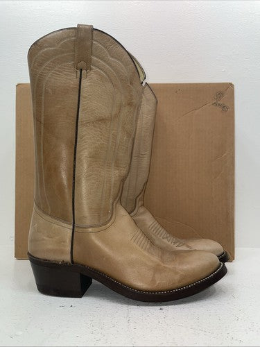 New Women’s Brown J Chisholm Cowboy Boots. 901 8.5 8 1/2 M. 15-12
