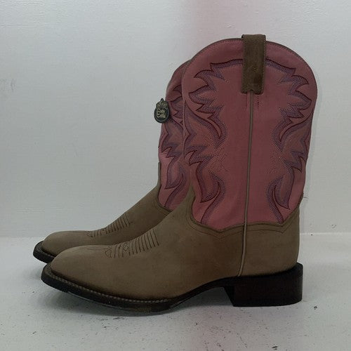 New Women’s Pink Dan Post Cowboy Boots. 3816 11 M. 15-139