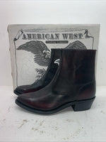 New Men’s Black American West Cowboy Boots. 62008 11 E W. 8-15