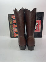 New Men’s Brown Texas Brand Cowboy Boots. 8021 12 D. 9-66