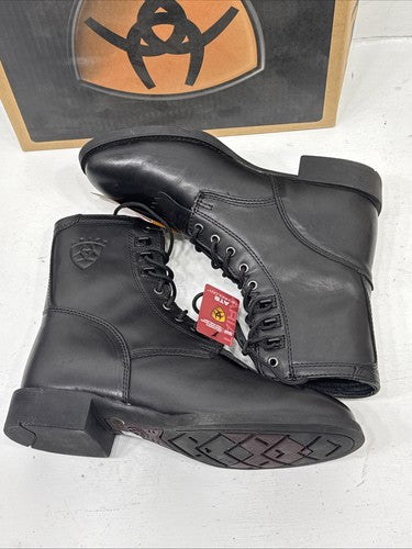 NEW Men’s black Ariat Brand boot boots. Size 8EE. 2-22.
