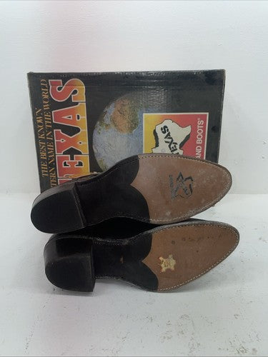 New Men’s Brown Texas Brand Cowboy Boots. 7901 11 D. 9-92