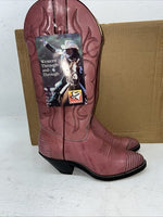 New Woman’s Pink Texas Brand Cowboy Boots. 4903 6.5 6 1/2 M. 18-13