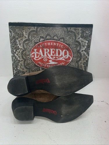 New Women’s Brown Laredo Cowboy Boots. 52145 8.5 8 1/2 M. 15-47