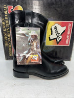 New Women’s Texas Brand Black Cowboy Boots. 4400 6.5 6 1/2 M. 19-43
