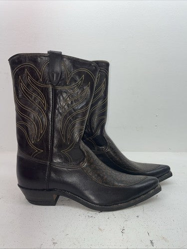New Men’s Brown Rodeo Cowboy Boots. 8017 12 D. 10-26