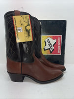 New Men’s Brown Texas Brand Cowboy Boots. 5101 12 D. 9-50