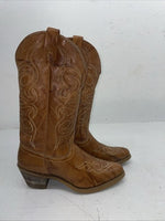 New Women’s Brown Texas Brand Cowboy Boots. L 244 7 M. 18-61