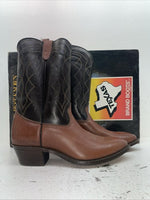 New Men’s Brown Texas Brand Cowboy Boots. 5101 12 E E. 10-63