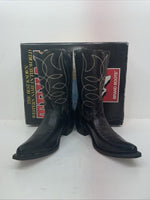 New Men’s Black Texas Brand Cowboy Boots. 6900 11.5 11 1/2 D. 9-54