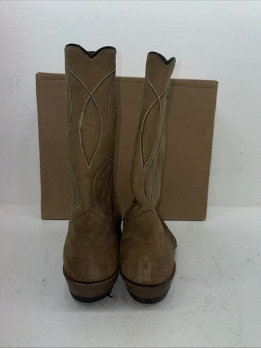 New Men’s Brown Rodeo Cowboy Boots. 5066 11.5 11 1/2 D. 9-73