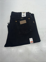 New Men’s Black Original Fit Cowboy Cut Pro Rodeo Jeans. 34/36 E-1